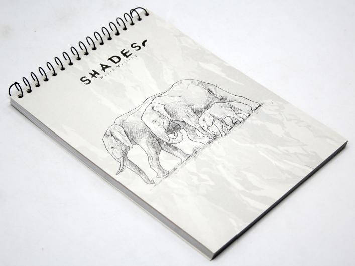 Shades Diary Size Top Spiral(5.25 x 8.5)