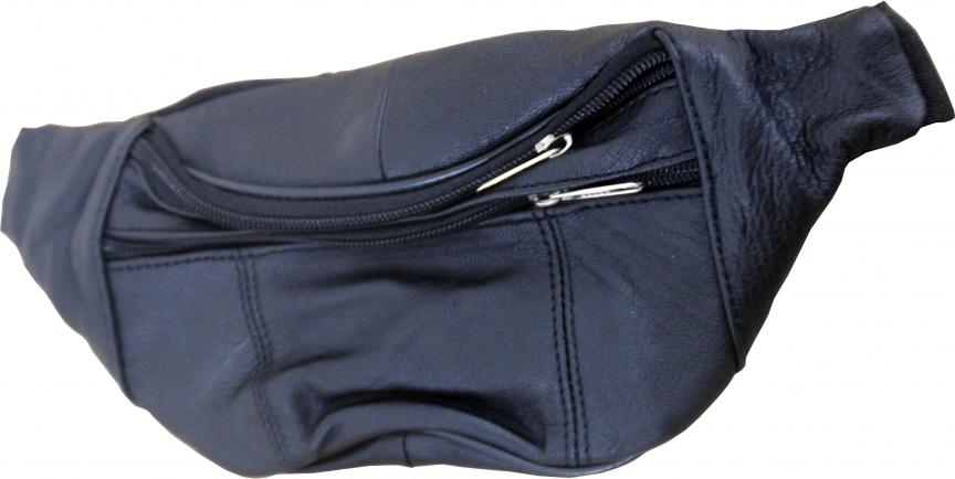 Hajj pouch Black Leather(3 pocket)Norm Quality