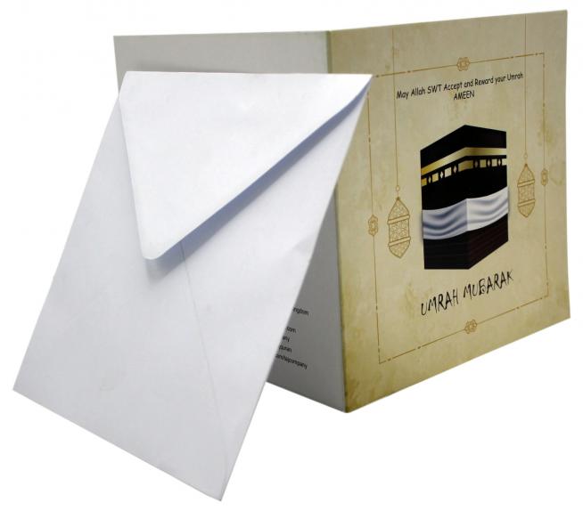 (10pcs)UMRAH MUBARAK CARD Pack of 10pcs