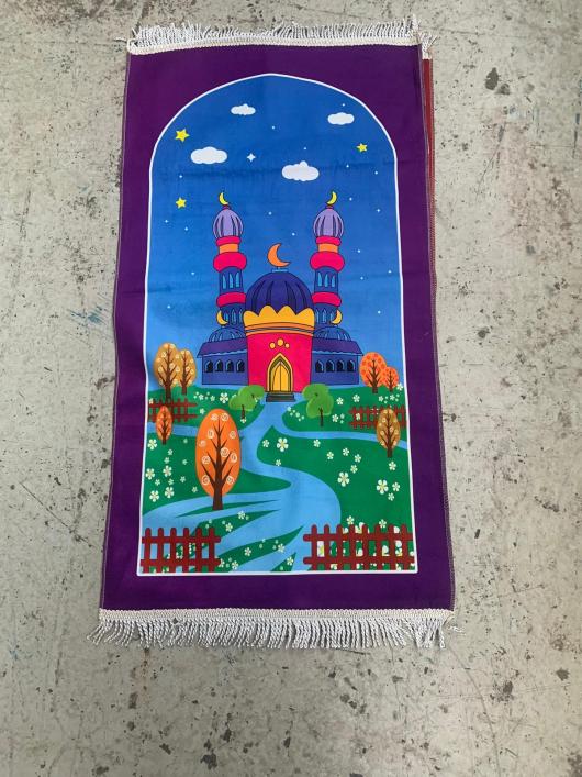 Kids Prayer Mat China Printed Design 50x90