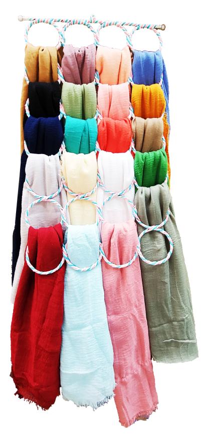 Viscose crinkle Scarf 90x180cm