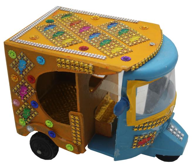 Wooden Rikshaw Fancy